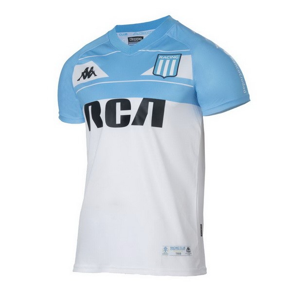 Tailandia Camiseta Racing Club 1ª 100th Blanco Azul